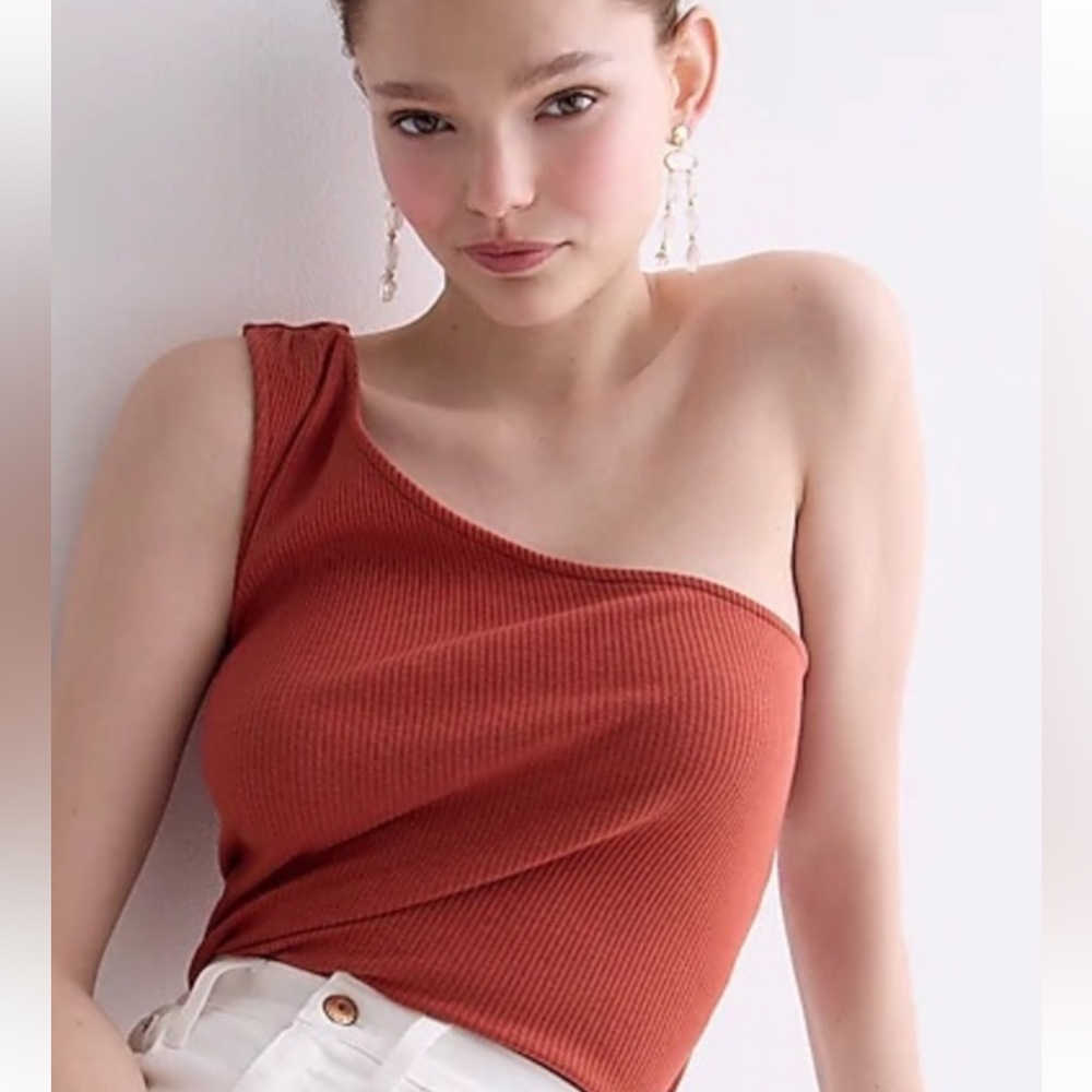 * New J Crew One Shoulder Top *